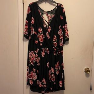 Charlotte Russe 3x floral romper